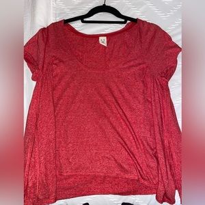 Red Free People Top